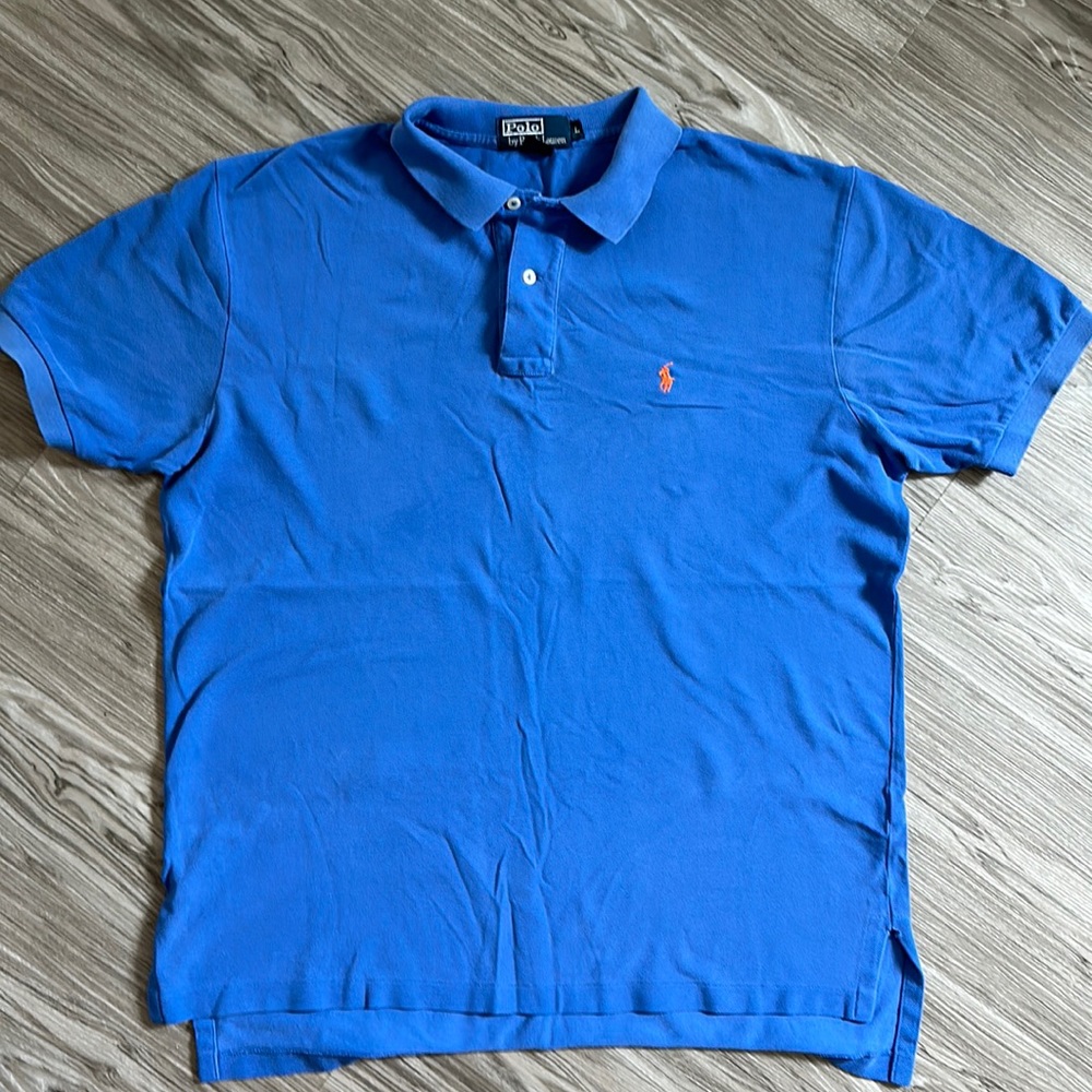 Polo Ralph Lauren short sleeve collared shirt size LARGE